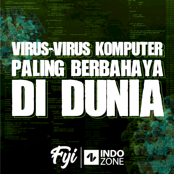 Virus-Virus Komputer Paling Berbahaya Di Dunia