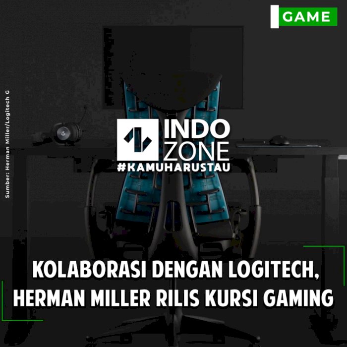 Kolaborasi dengan Logitech, Herman Miller Rilis Kursi Gaming