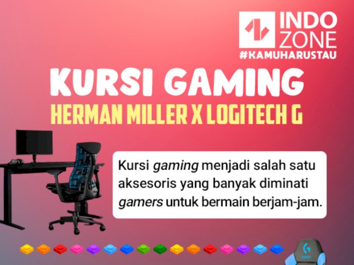 Kursi Gaming Herman Miller X Logitech G