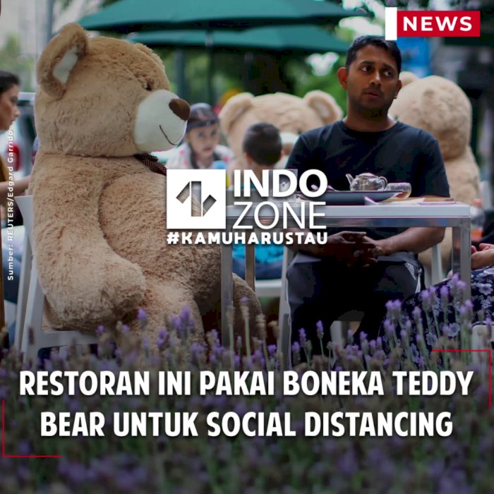 Restoran Ini Pakai Boneka Teddy Bear untuk Social Distancing