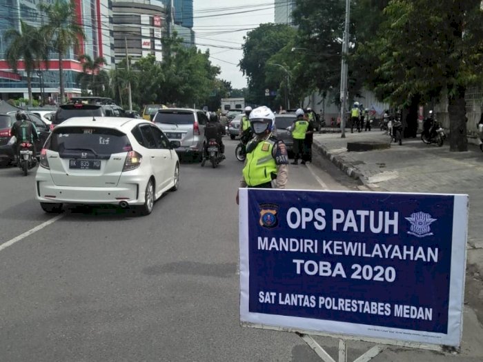 5 Hari Ops Patuh Toba, Polisi Amankan 40 Motor Knalpot Blong