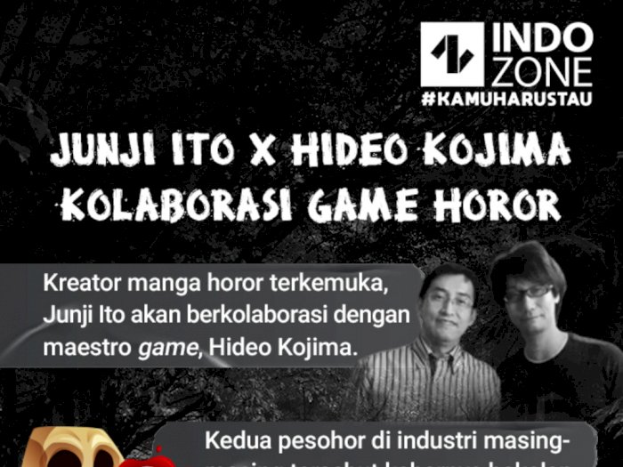 Junji Ito x Hideo Kojima Kolaborasi Game Horor
