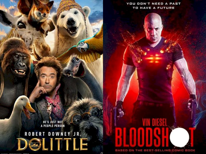 'Dolittle' dan 'Bloodshot' Pimpin Box Office Akhir Pekan Bioskop Tiongkok