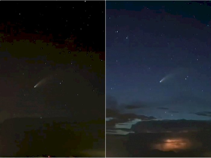 Penampakan Komet Neowise di Filipina yang Bikin Takjub, Indah di Antara Bintang-bintang