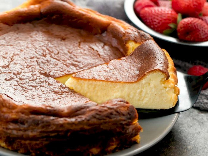 Ide Kue Ulang Tahun Kekinian, Yuk Coba Bikin Burnt Cheesecake
