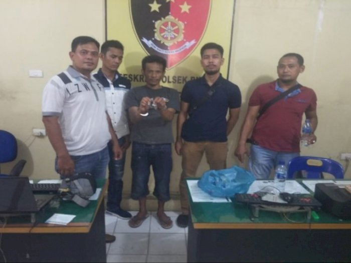 Kantongi Lima Paket Sabu, Pria di Hamparan Perak Ditangkap Polisi