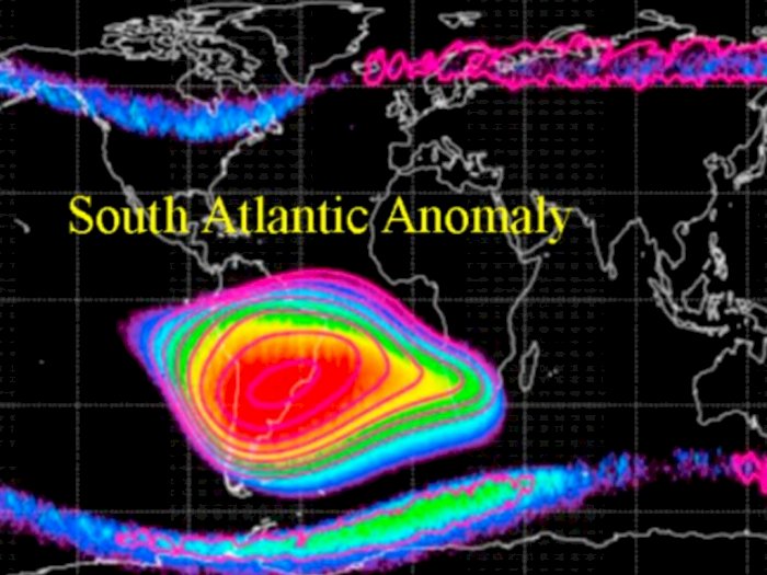 South Atlantic Anomaly, Kawasan Misterius Segitiga Bermuda di Angkasa 