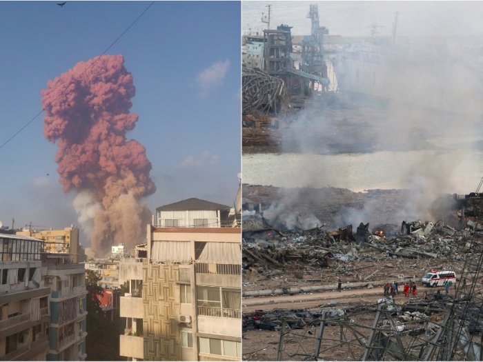 Ledakan di Beirut Sisakan Cerita Pilu, Korban Selamat: Semua Gedung di Sekitar Sini Runtuh