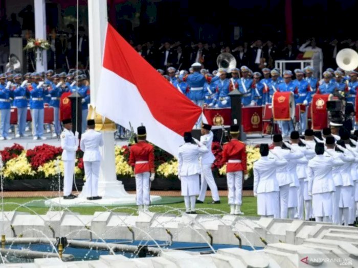 Rayakan HUT Kemerdekaan Indonesia ke-75, Aktivitas Warga Jakarta Berhenti Selama 3 Menit