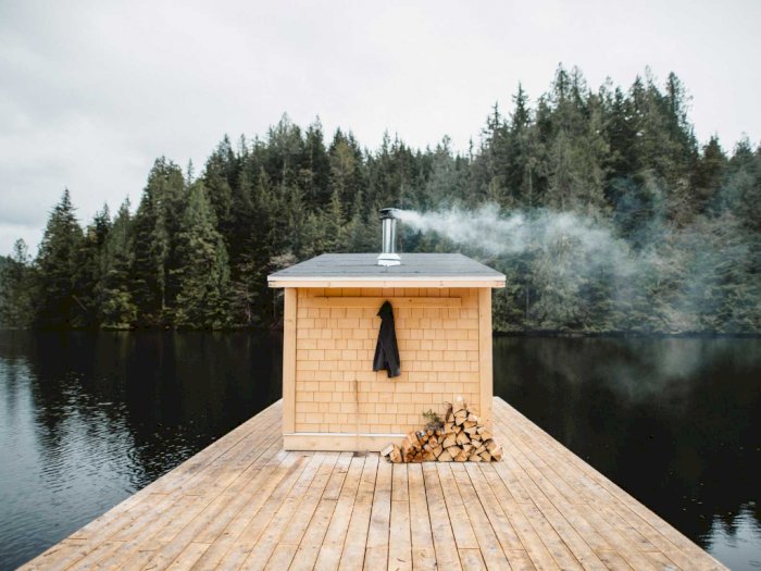 Back to Nature, Yuk Melancong ke Sauna Terapung di Kanada 