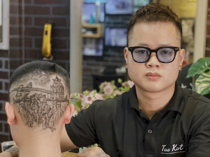 Berkarya dengan Pisau Cukur, Penata Rambut di Vietnam Ini Hasilkan Gaya Rambut Keren!