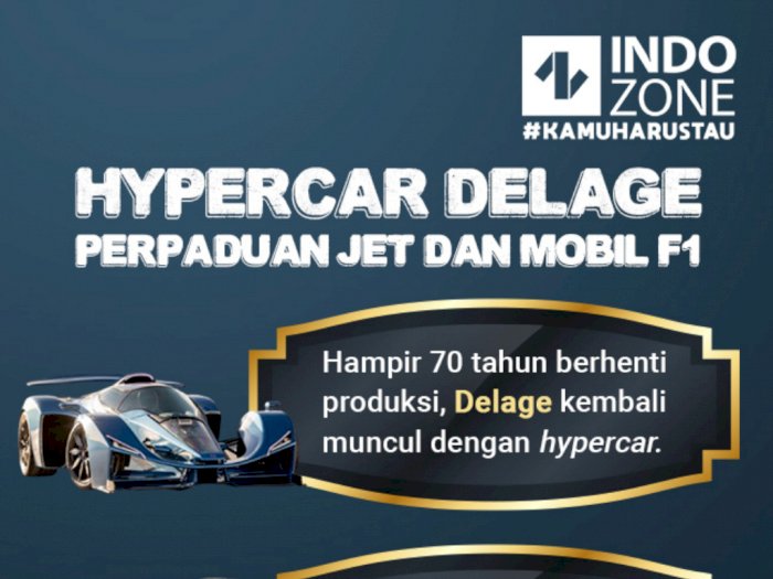 Hypercar Delage, Perpaduan Jet dan Mobil F1
