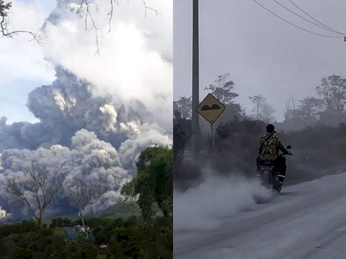 Abu Vulkanik Gunung Sinabung Diprediksi Hingga ke Malaysia, Ini Imbauan Pemerintah