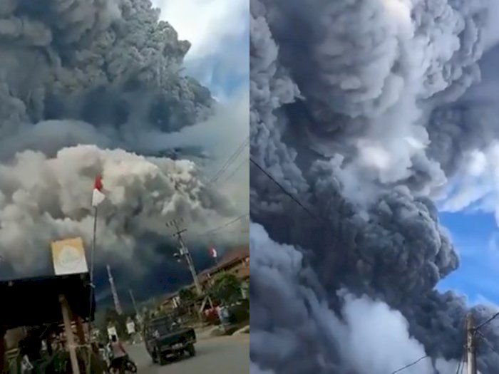 Erupsi Lagi, Gunung Sinabung Trending Topic Twitter, Jadi Perhatian Netizen Luar Negeri