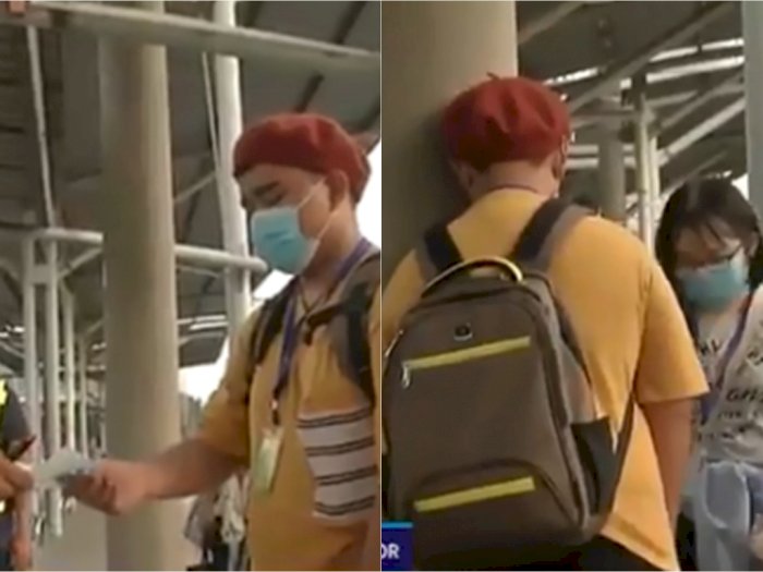 Pelajar Ini Menangis Tak Menyangka Didenda Rp3,4 Juta karena Pakai Masker Tak Tutup Hidung