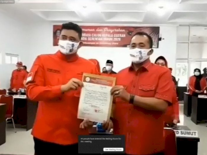 Akhirnya PDI-P Umumkan Bobby Nasution - Aulia Rahman Maju di Pilkada Kota Medan