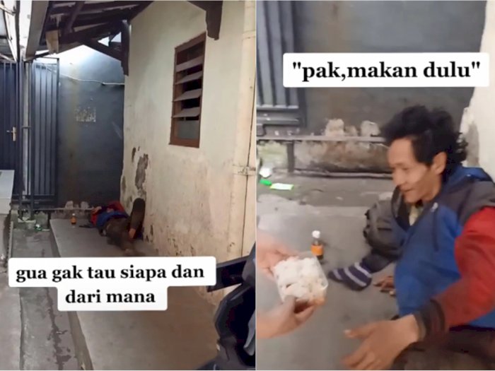 Pria Ini Beri Makan ke Orang Asing yang Tidur diam-diam di Rumahnya, Tuai Pujian Netizen
