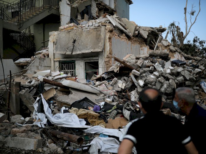 FOTO: 8.000 Bangunan Hancur Akibat Ledakan Dahsyat di Beirut