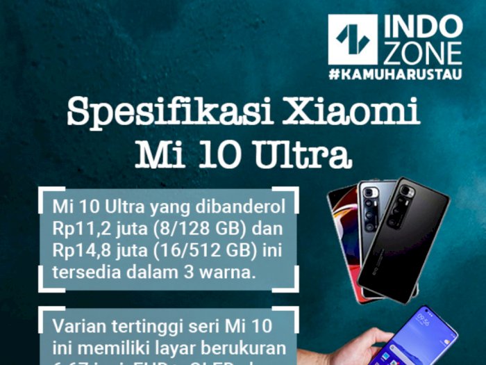 Spesifikasi Xiaomi Mi 10 Ultra
