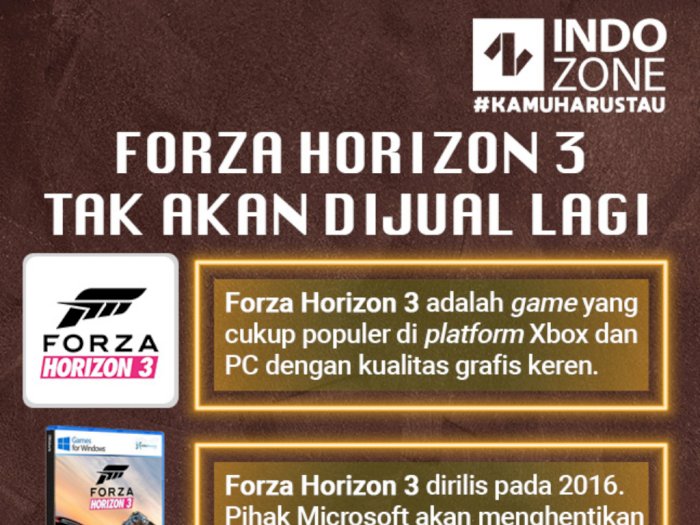 Forza Horizon 3 Tak Akan Dijual Lagi