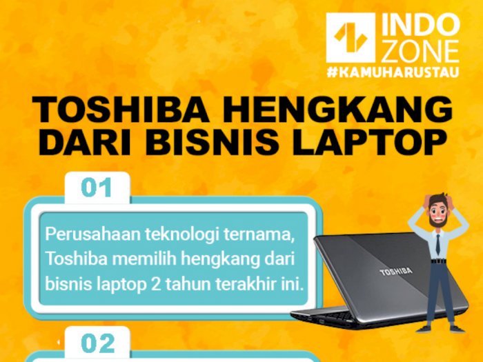 Toshiba Hengkang dari Bisnis Laptop