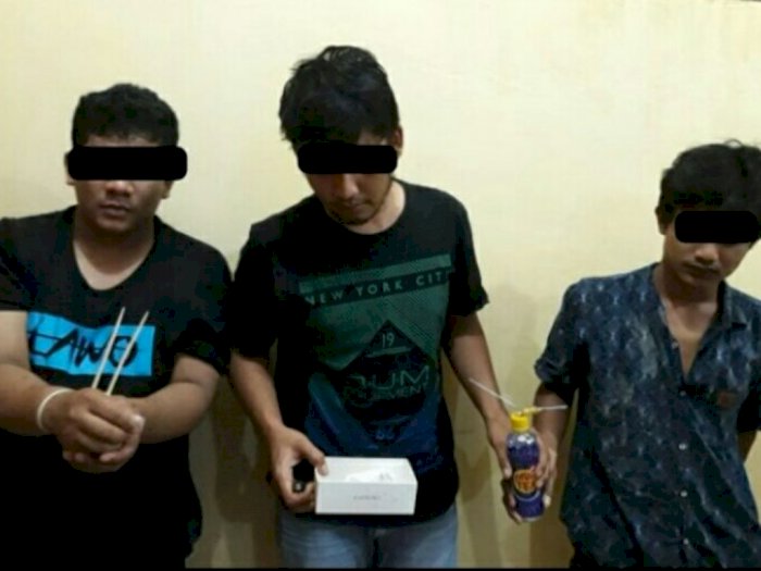 Tengah Asyik Pesta Narkoba, Tiga Pemuda di Lubuk Pakam Digerebek Polisi