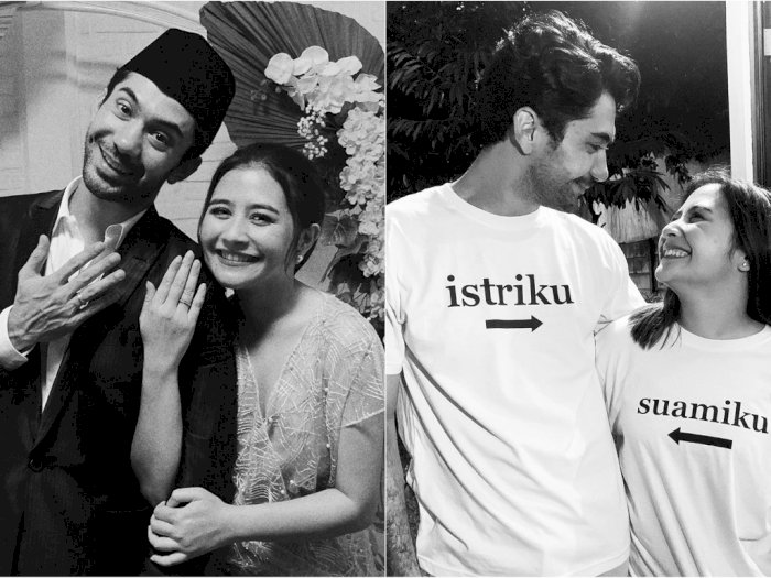 Makin Buat Netizen Baper, Prilly Latuconsina dan Reza Rahadian Pamer Pakai Baju Couple