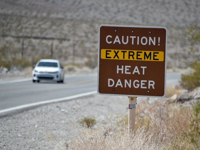 FOTO: Suhu di Death Valley, AS Mencapai 54,4 C 'Suhu Tertinggi di Bumi'