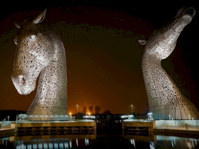Patung Kuda Terbesar di Dunia yang Dibangun Berdasarkan Mitologi Skotlandia