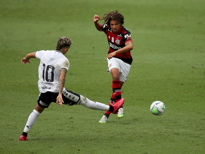 FOTO: Liga Brazil: Tanpa Alexander Lecaros, Botafogo bermain imbang 1-1 dengan Flamengo