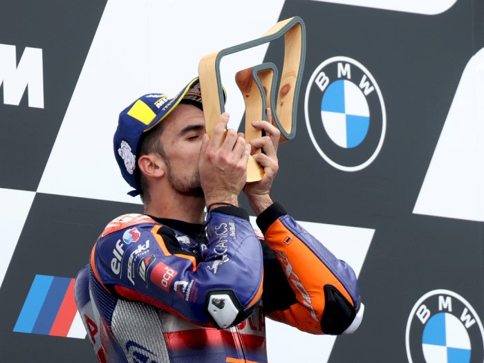 FOTO: MotoGP: Podium Perdana Miguel Oliveira