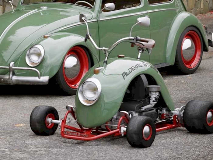 Go-Kart Ini Tampil dengan Desain Ala-Ala Sayap Roda Volkswagen Beetle!