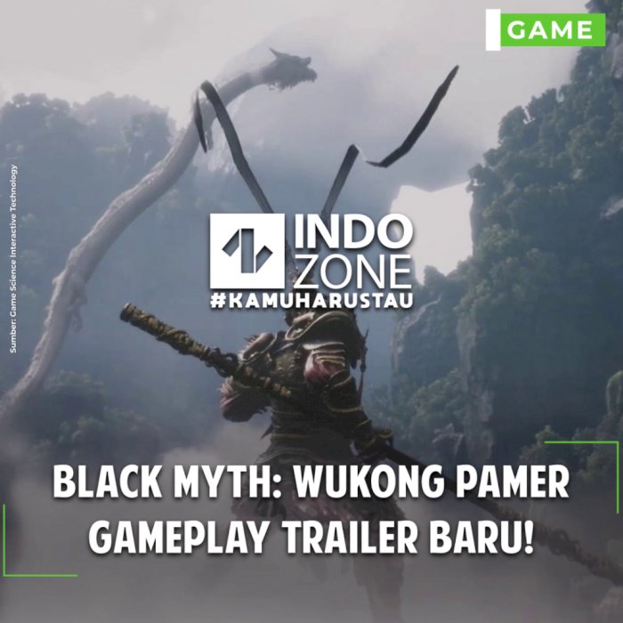 Black Myth: Wukong Pamer Gameplay Trailer Baru!