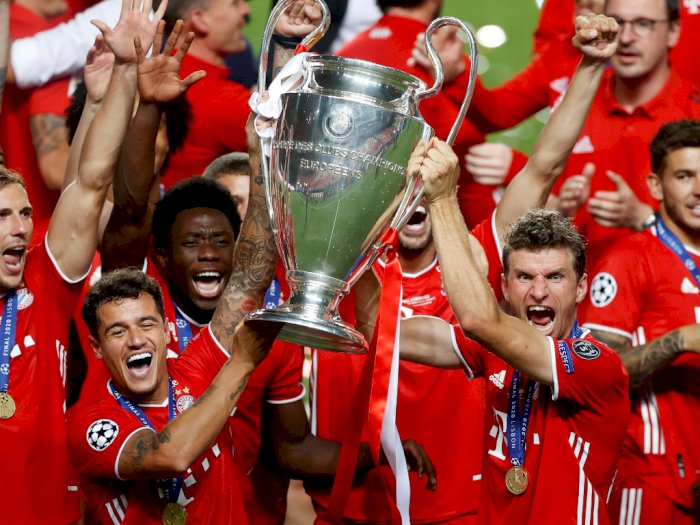 FOTO: Bayern Munich Juara Liga Champions 2019/20