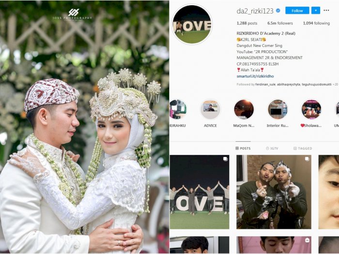 Makin Heboh, Rizky DA Tiba-tiba Hapus Foto Pernikahan dengan Nadya di Instagram, Ada Apa?