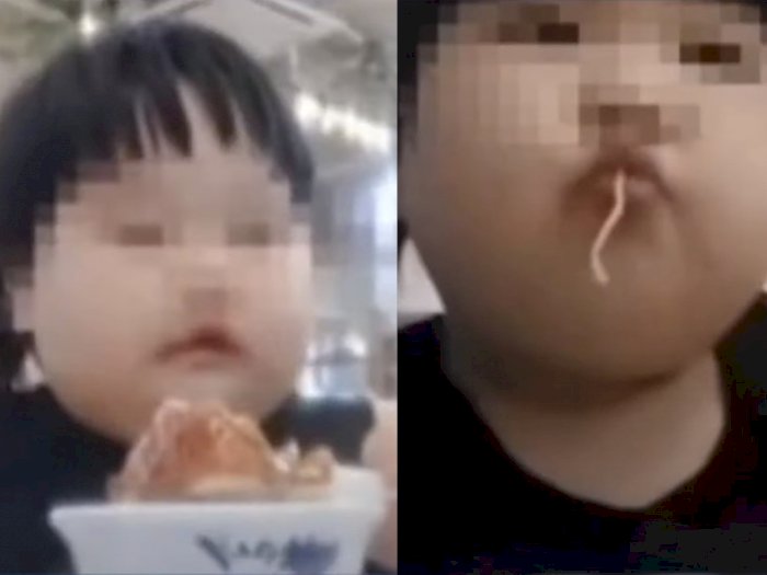 Demi Viral, Orang Tua Paksa Anak Usia 3 Tahun Makan Junk Food, Aksinya Dikecam Warganet