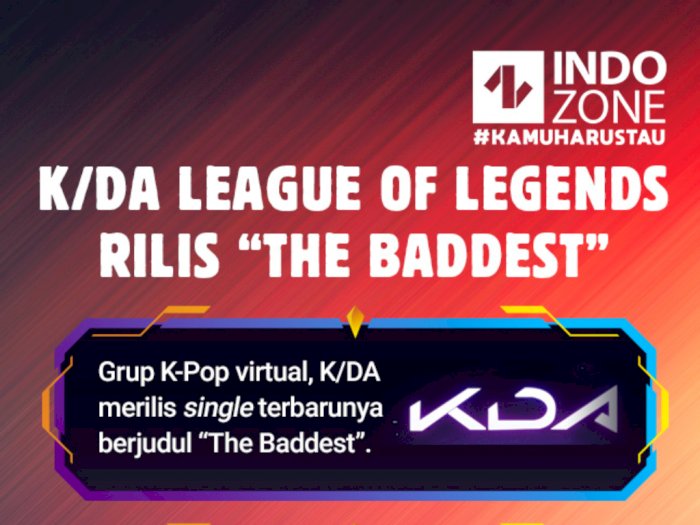 KDA League of Legends Rilis The Baddest