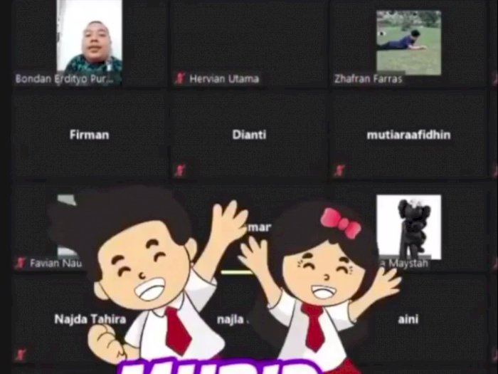 Video Kocak Guru 'Dikeroyok' Online Murid-murid Saat Belajar, Minta Pulsa & Kartu Gratis
