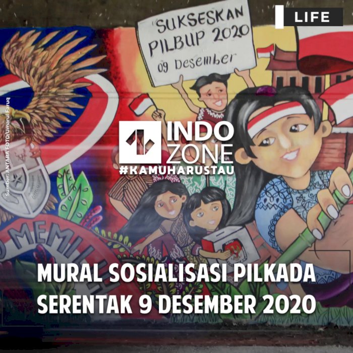 Mural Sosialisasi Pilkada 9 Desember 2020