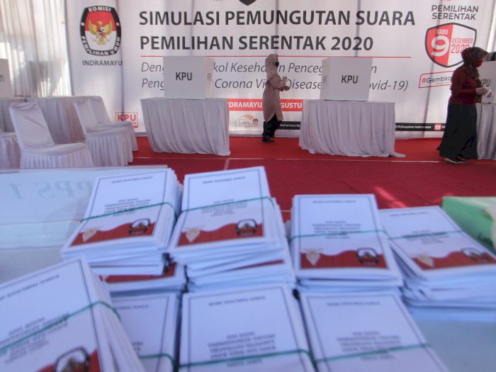 FOTO: Simulasi Pemilihan Serentak 2020 di Indramayu