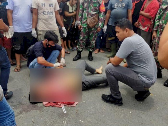 Leher Digorok, Mayat Janda 3 Anak Dibuang ke Parit di Medan, Perut Buncit Diduga Hamil