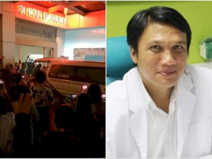 Isak Tangis Iringi Kepergian dr Edwin Marpaung, Dokter yang Meninggal karena Covid-19