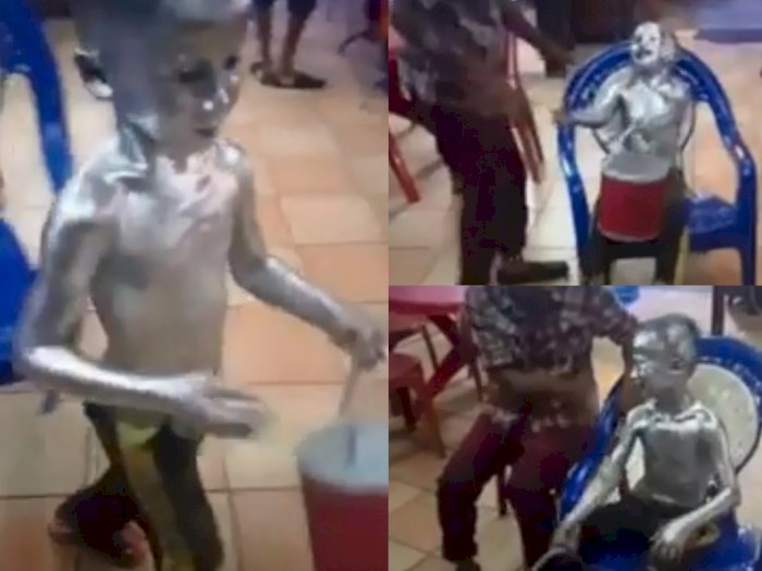 Video Si Bocah Manusia Silver Beraksi 3 Hari Sebelum Tewas Dilindas Truk, Terlihat Ceria
