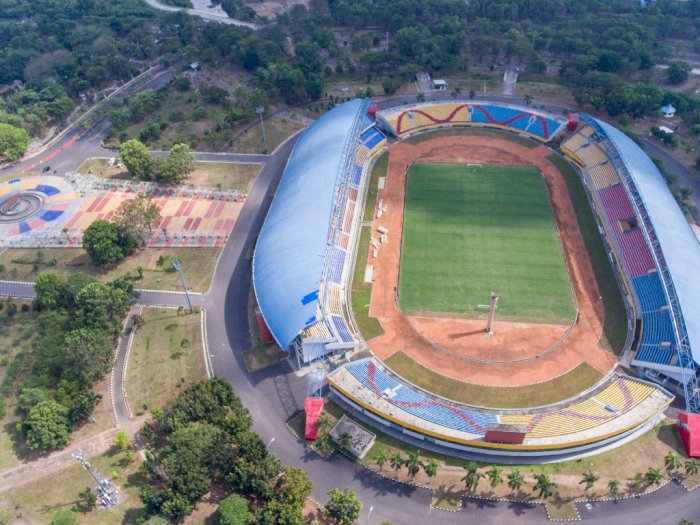 FOTO: Renovasi Stadion Gelora Sriwijaya Jakabaring Palembang