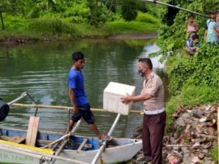 Ada Perahu Terdampar di Pantai Talaki Sulteng, Mesin Menyala tapi Pemiliknya Menghilang