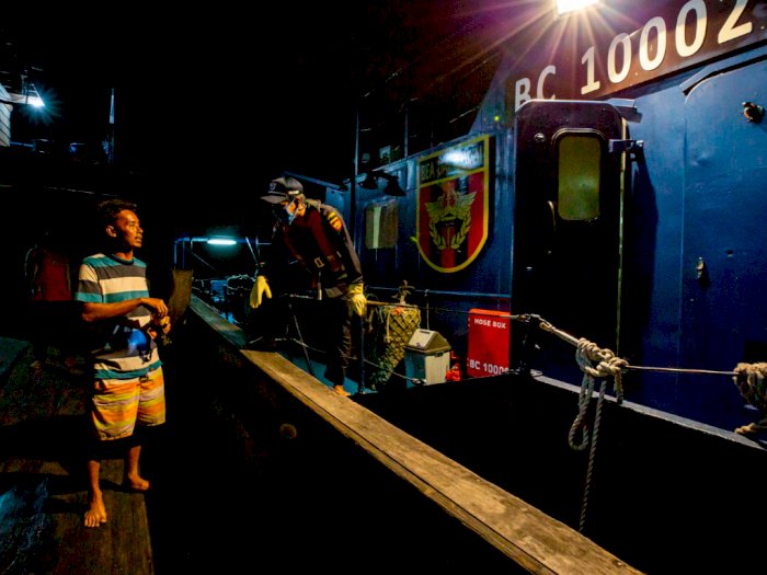 FOTO: Patroli Rutin Bea dan Cukai di Selat Malaka