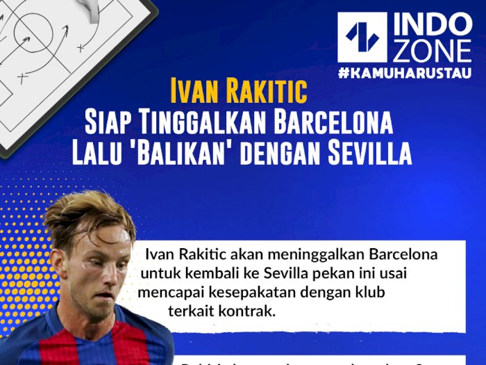 Ivan Rakitic Siap Tinggalkan Barcelona Lalu 'Balikan' dengan Sevilla