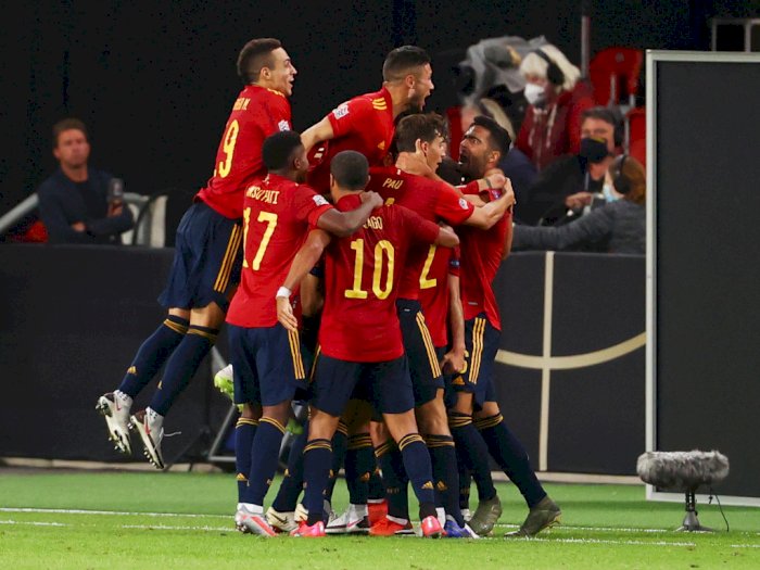 FOTO: Spanyol Meraih Hasil Imbang 1-1 di Jerman Pada Laga UEFA Nations League 