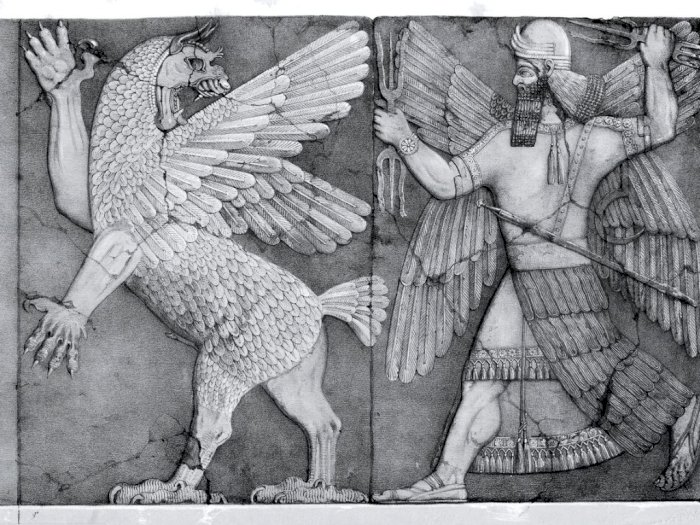Mitologi Burung Anzu, Gabungan Elang dan Singa yang Ciptakan Badai 