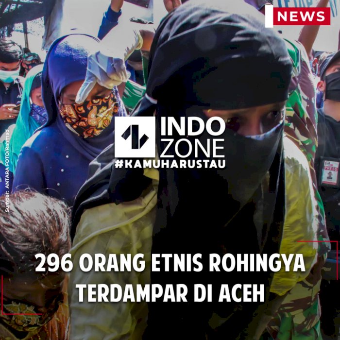 296 Orang Etnis Rohingya Terdampar di Aceh